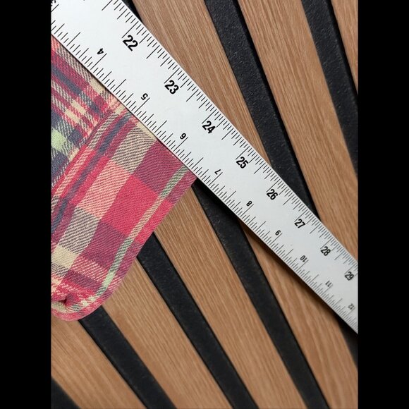 Polo Ralph Lauren Flannel Shirt XXL Mens Red Blue Plaid Front Pocket - Picture 4 of 7